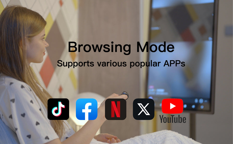 World’s First Optical Touch Bluetooth Ring R100 | Page Turner