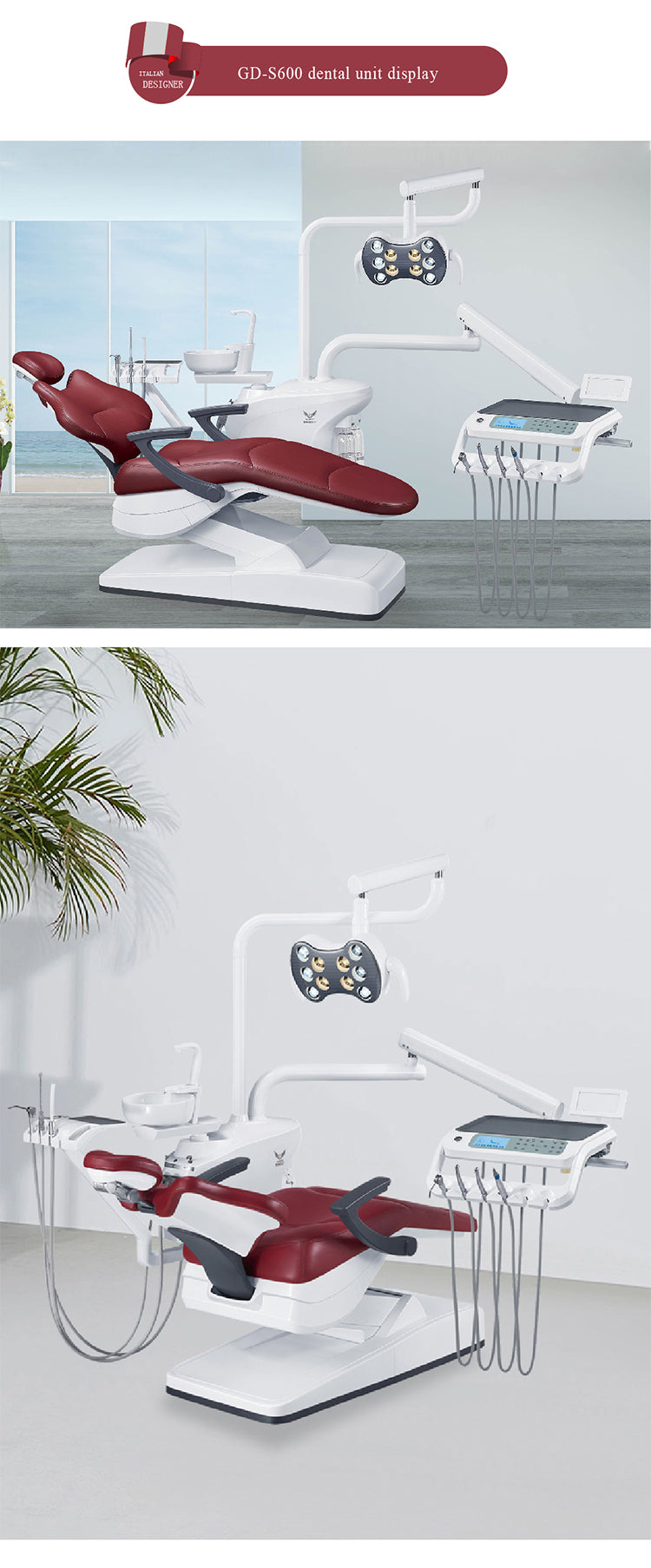 GD-S600 Hydraulic Dental Chair Power Voltage: AC 230V 50HZ