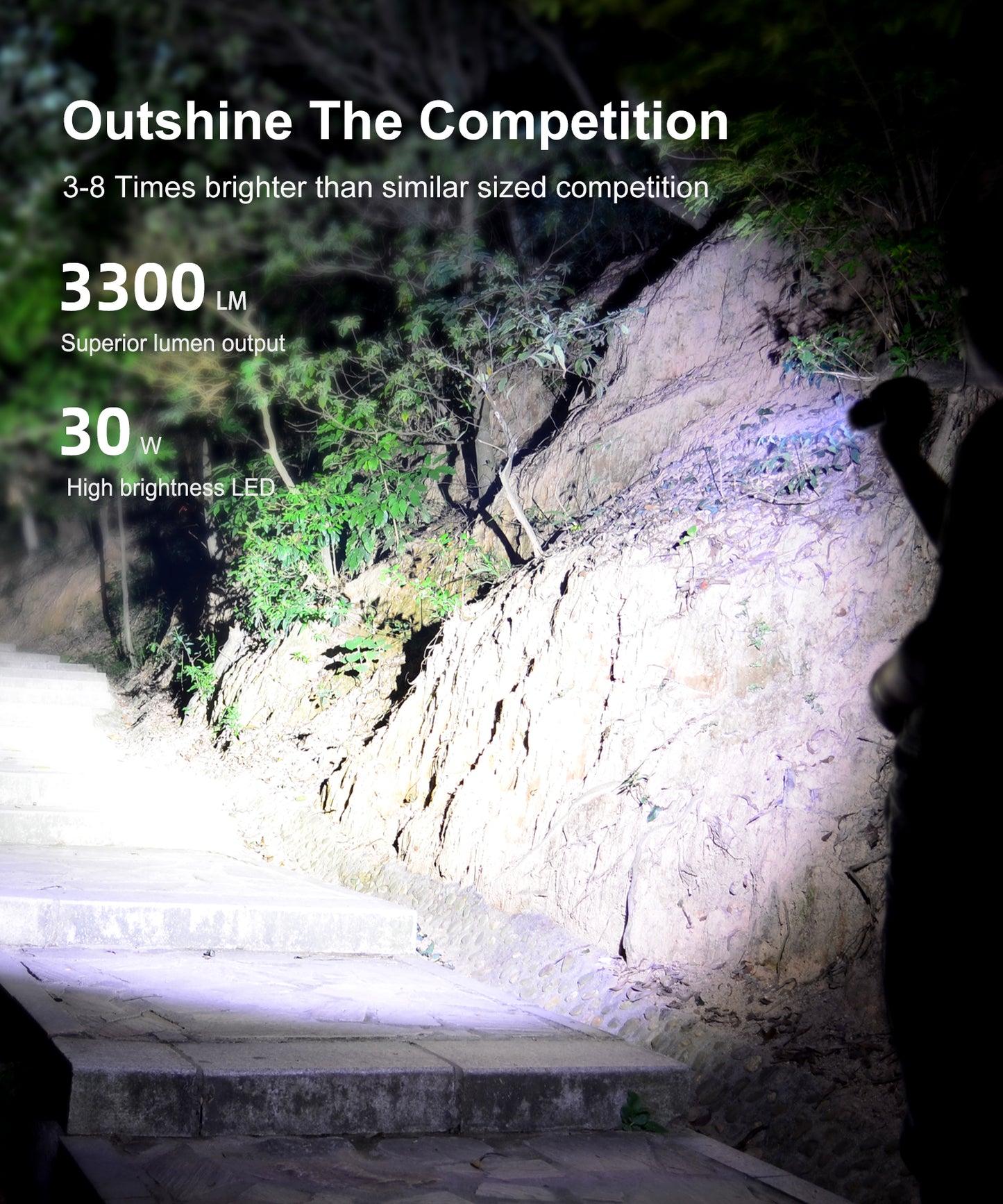 KLARUS XT11GT PRO 3300 LM 3100mAh Tactical Flashlight