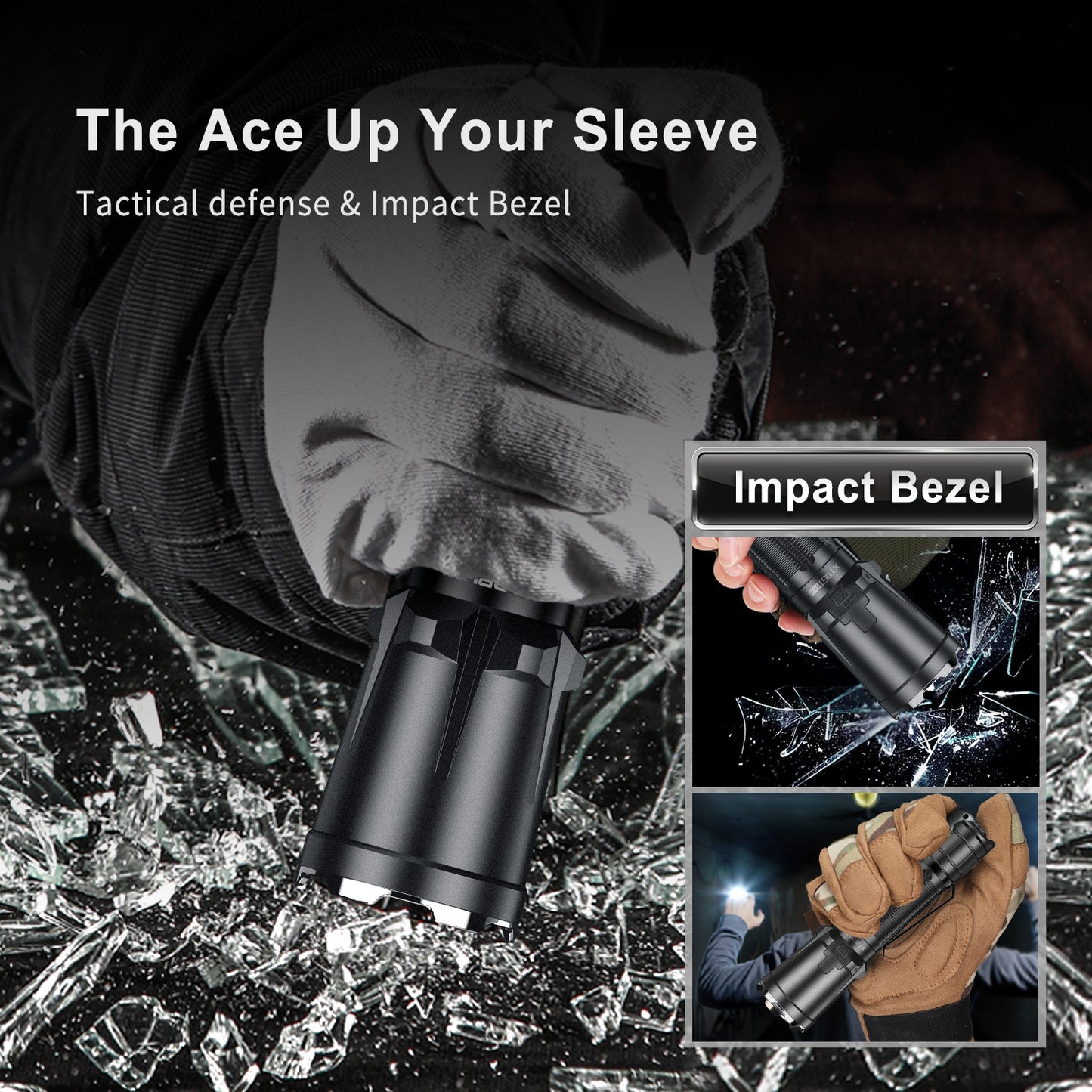 KLARUS XT11GT PRO 3300 LM 3100mAh Tactical Flashlight