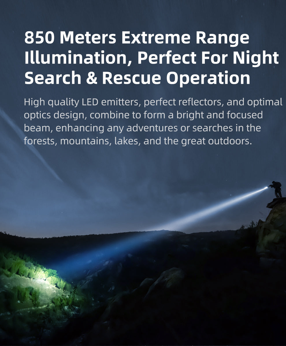 KLARUS XT12GT PRO Long Throw Tactical Flashlight