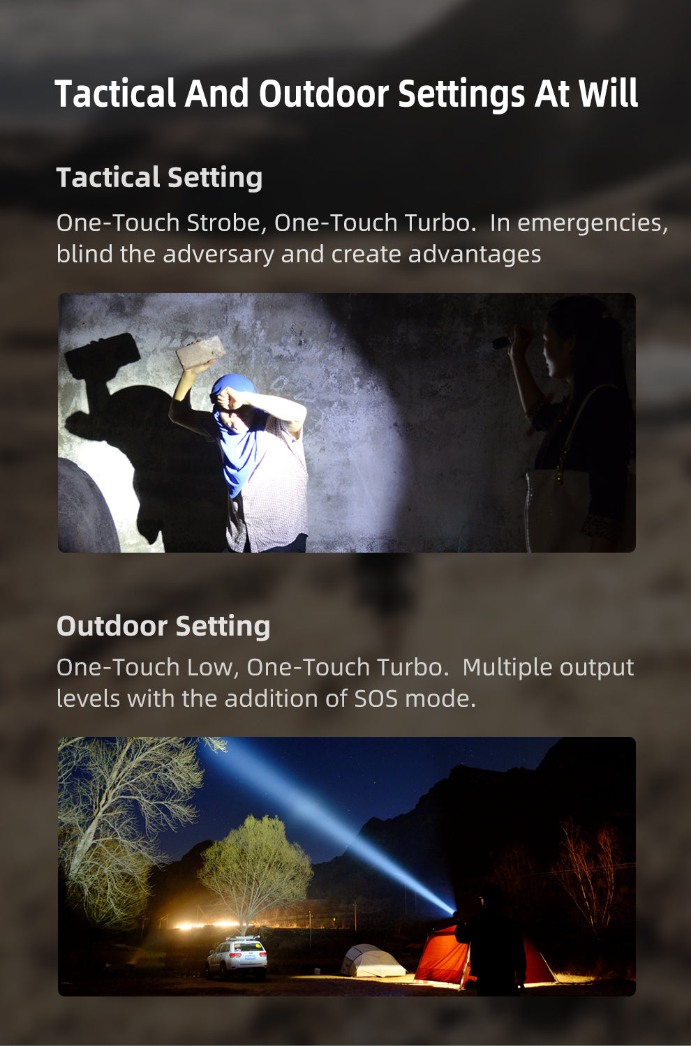 KLARUS XT12GT PRO Long Throw Tactical Flashlight