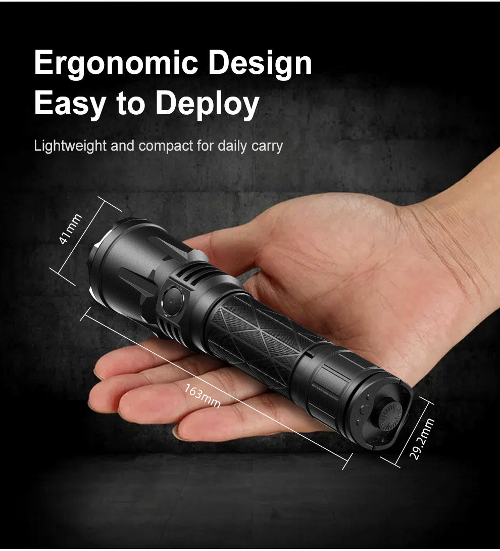 KLARUS XT21X Pro 4400 Lumens Extreme Output Tactical Flashlight