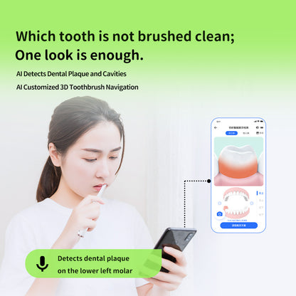 Photon Navigation Toothbrush Kit  AI Toothstick with Camera and AI Toothbrush