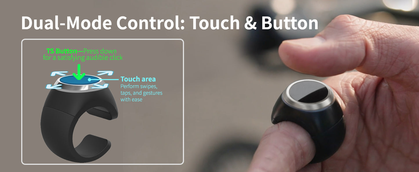 New Arrival: Ring II is wearable Bluetooth ring for action cameras, short-video scrolling, browsing, and everyday media control