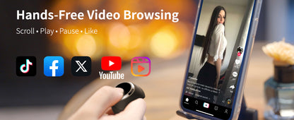 New Arrival: Ring II is wearable Bluetooth ring for action cameras, short-video scrolling, browsing, and everyday media control