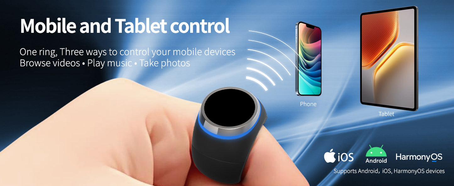 New Arrival: Ring II is wearable Bluetooth ring for action cameras, short-video scrolling, browsing, and everyday media control
