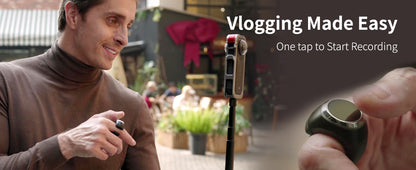 New Arrival: Ring II is wearable Bluetooth ring for action cameras, short-video scrolling, browsing, and everyday media control