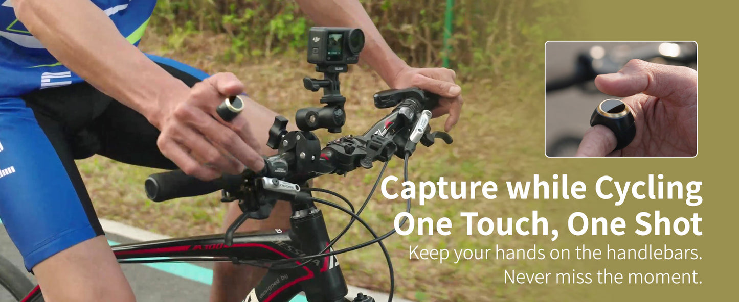 New Arrival: Ring II is wearable Bluetooth ring for action cameras, short-video scrolling, browsing, and everyday media control