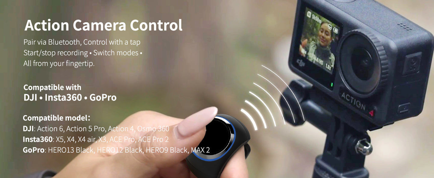 New Arrival: Ring II is wearable Bluetooth ring for action cameras, short-video scrolling, browsing, and everyday media control