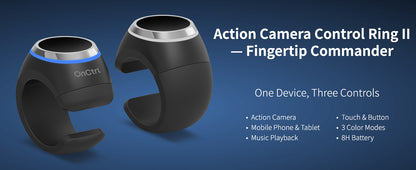 New Arrival: Ring II is wearable Bluetooth ring for action cameras, short-video scrolling, browsing, and everyday media control