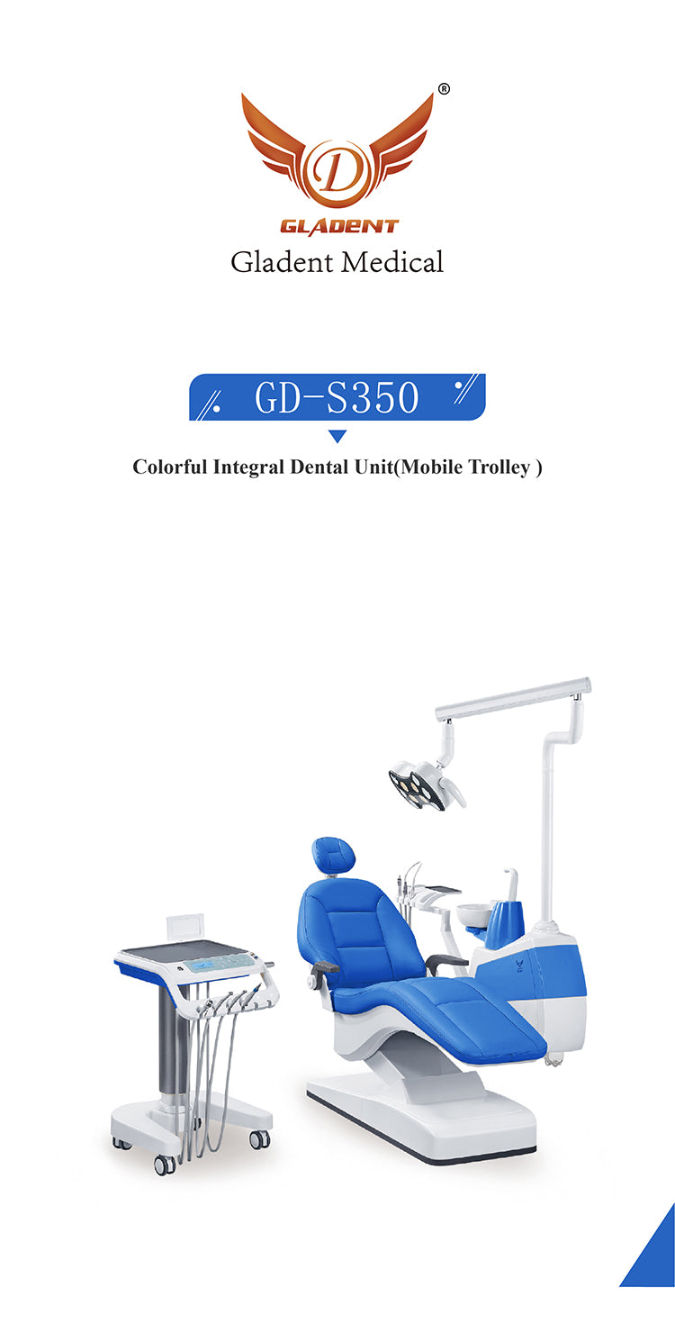 GD-S350 Mobile Cart Dental Unit with Cast Aluminum Backrest