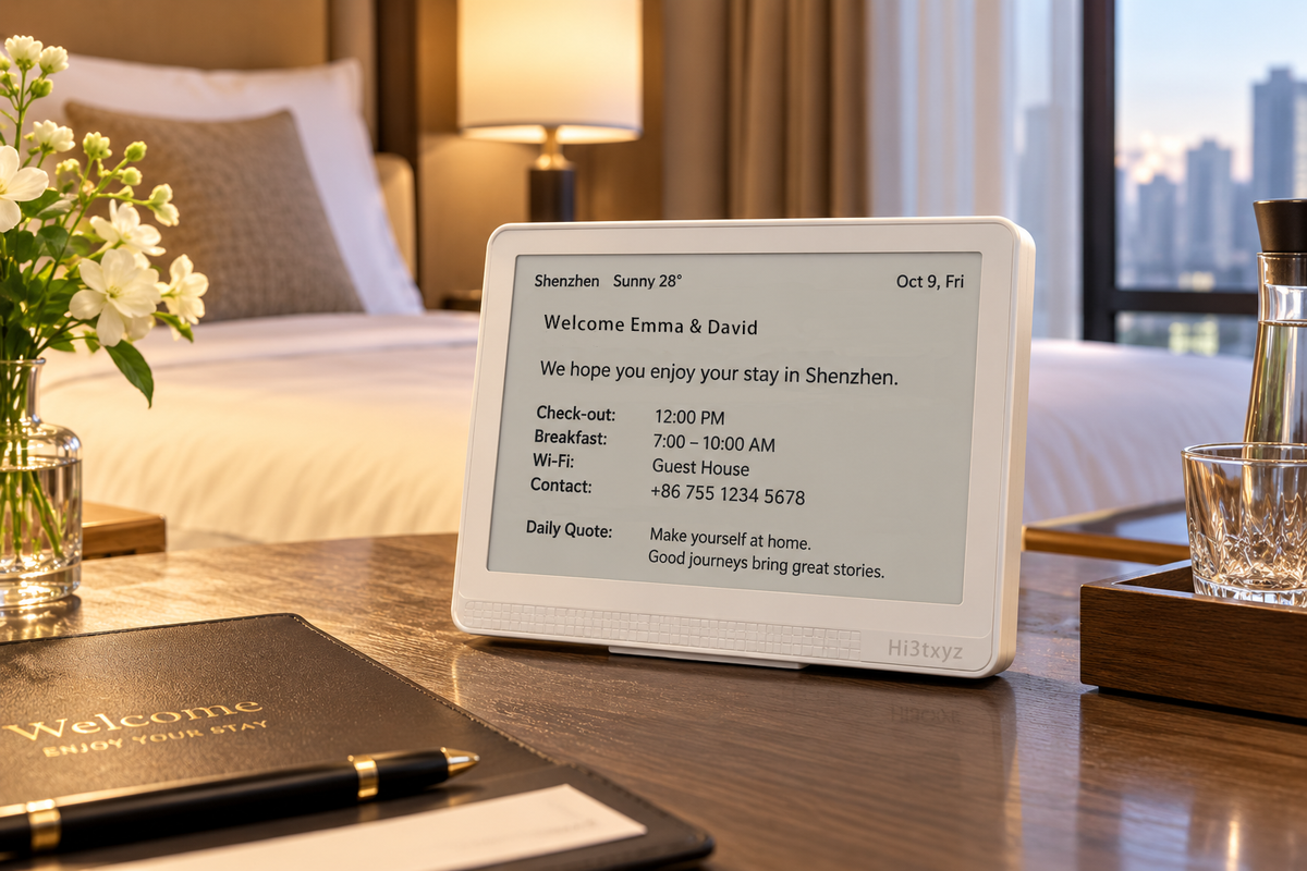 Hi3txyz 7.5” E-Ink Daily Board – Smart Daily Planner & Reminder