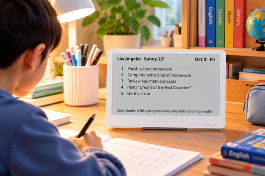 Hi3txyz 7.5” E-Ink Daily Board – Smart Daily Planner & Reminder