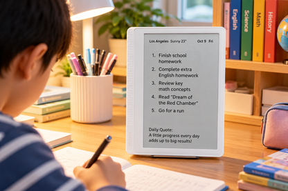 Hi3txyz 7.5” E-Ink Daily Board – Smart Daily Planner & Reminder